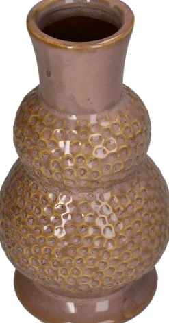 Vaas Ora roze / bruin D 11 H 20 cm