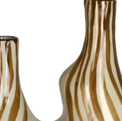 Vaas Organic crème / bruin 21 x 10 x 41 cm