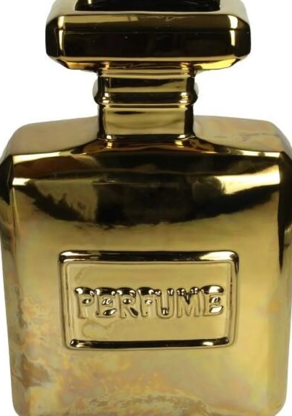 Vaas Parfumfles goud 19 x 8 x 29 cm