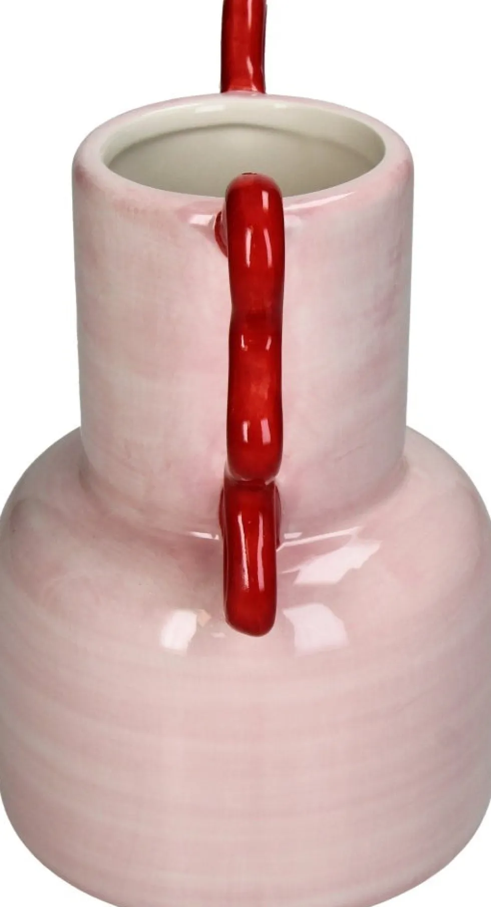 Vaas Pool Party roze / rood 20,6 x 14,4 x 22 cm
