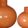 Vaas Rose oranje 18 x 18 x 18 cm