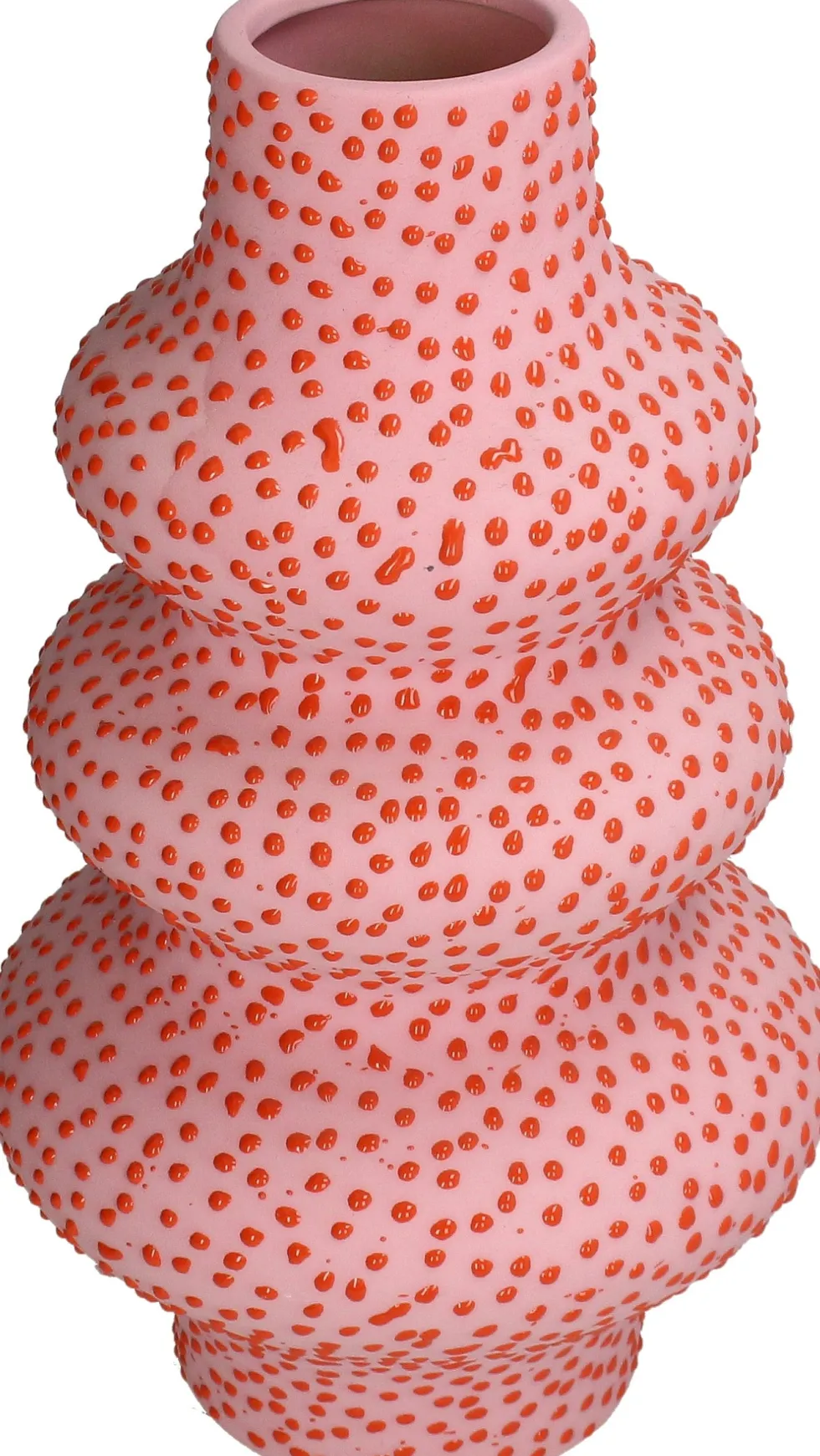 Vaas Spots roze D 22,5 H 38 cm