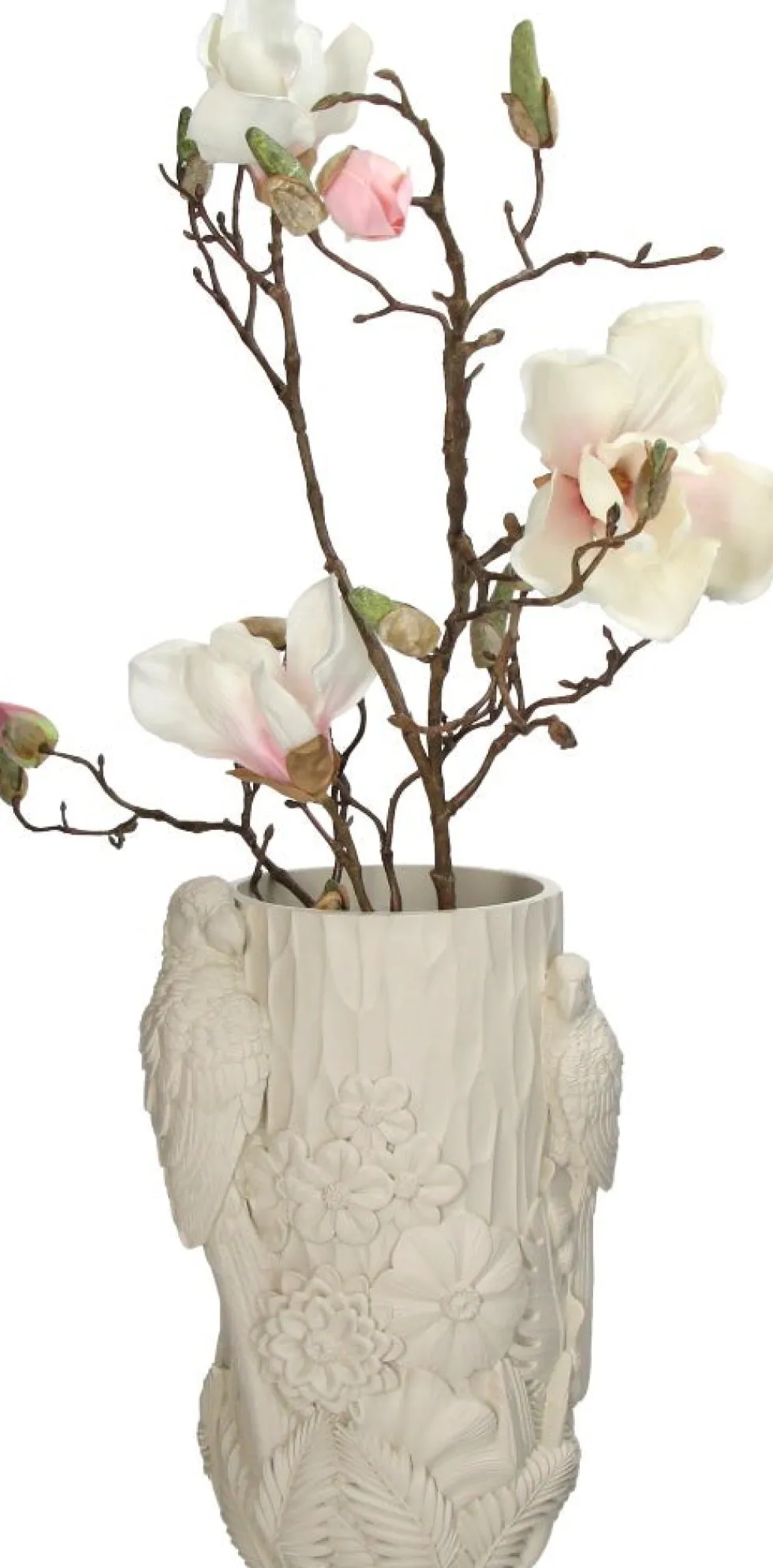 Vaas Tropicana wit D 19,5 H 29,5 cm