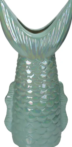 Vaas Vissenstaart groen 18 x 11,5 x 40 cm