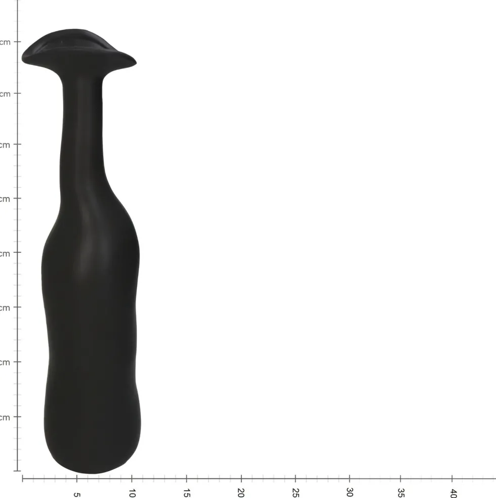 Vaas Wietze zwart D 9,5 H 39,5 cm