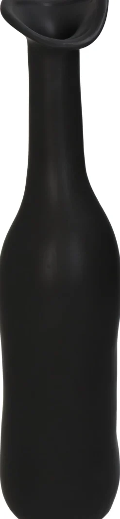 Vaas Wietze zwart D 9,5 H 39,5 cm