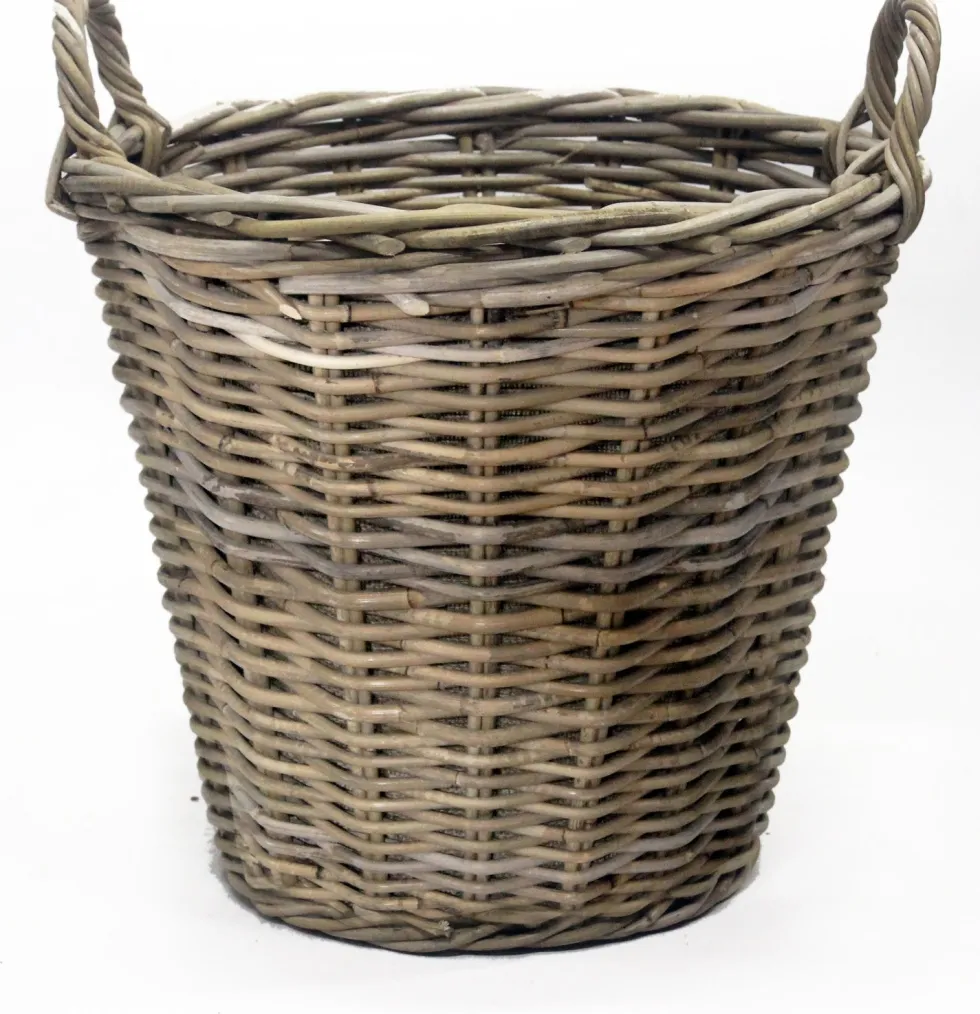 Van der Leeden aardappelmand grijs D 45 H 40 cm