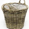 Van der Leeden aardappelmand grijs D 42 H 32 cm