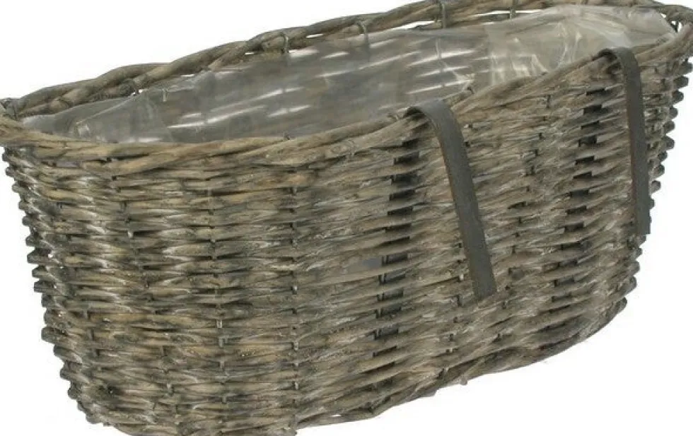 Van der Leeden balkonbak grijs 56 x 23 x 17 cm