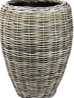 Van der Leeden bloempot Drypot grijs D 48 H 62 cm