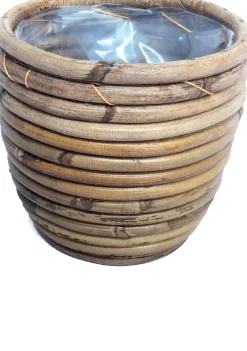 Van der Leeden bloempot grijs D 15 H 14 cm