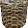 Van der Leeden bloempot grijs D 29 H 30 cm