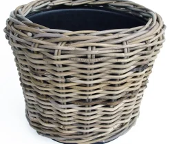 Van der Leeden drypot terrasmand grijs D 36 H 28 cm