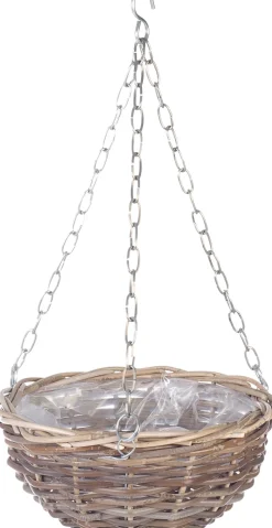 Van der Leeden hangpot grijs D 30 cm