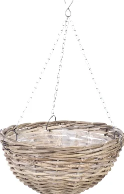 Van der Leeden hangpot grijs D 40 cm