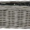 Van der Leeden plantenbak grijs 30 x 15 x 15 cm