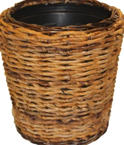 Van der Leeden plantenmand Abaca naturel D 45 H 42 cm