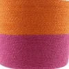 Van der Leeden plantenmand Bodi duotoon roze / oranje D 18 H 15 cm