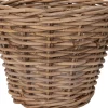 Van der Leeden plantenmand grijs D 35 H 25 cm