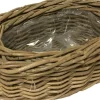 Van der Leeden plantenmand naturel 37 x 26 x 12 cm