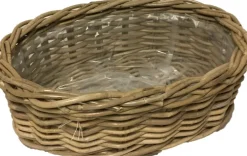 Van der Leeden plantenmand naturel 37 x 26 x 12 cm