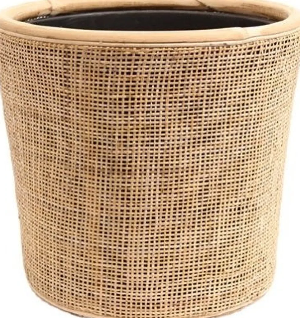 Van der Leeden plantenmand naturel D 31 H 29 cm