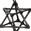 Van der Leeden ster rotan H 20 cm zwart