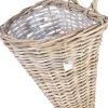 Van der Leeden wandhanger rotan 25 x 22 x 32 cm