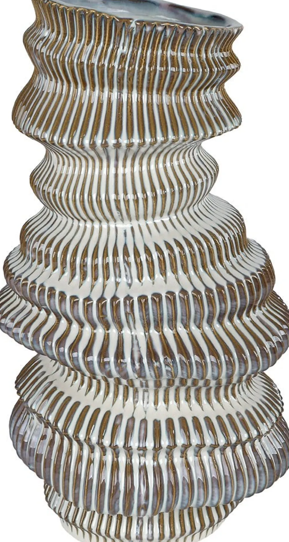 Van manen vaas Modern bruin 21,5 x 20,5 x 38 cm