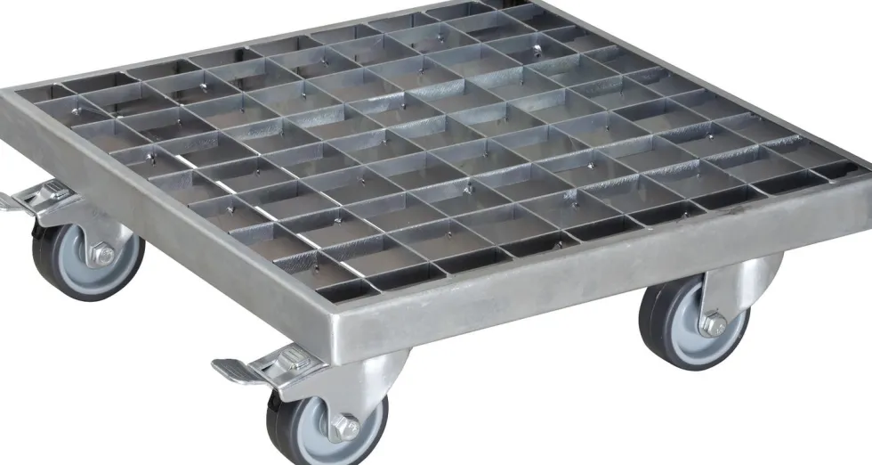 Wagner System plantentrolley zilver 29 x 29 x 9,5 cm