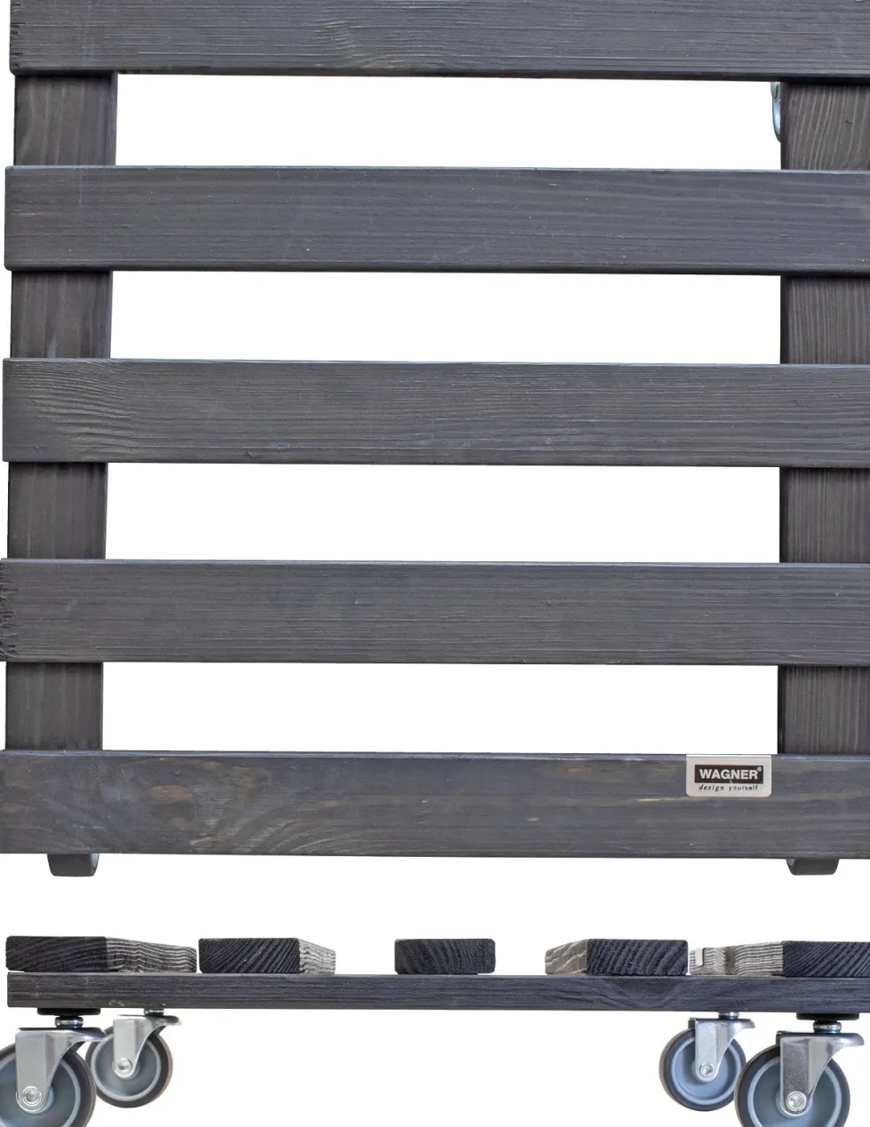 Wagner System plantentrolley antraciet 38 x 38 x 9,5 cm