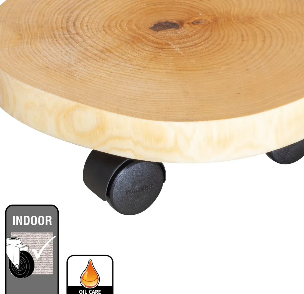 Wagner System plantentrolley naturel D 25 H 8 cm