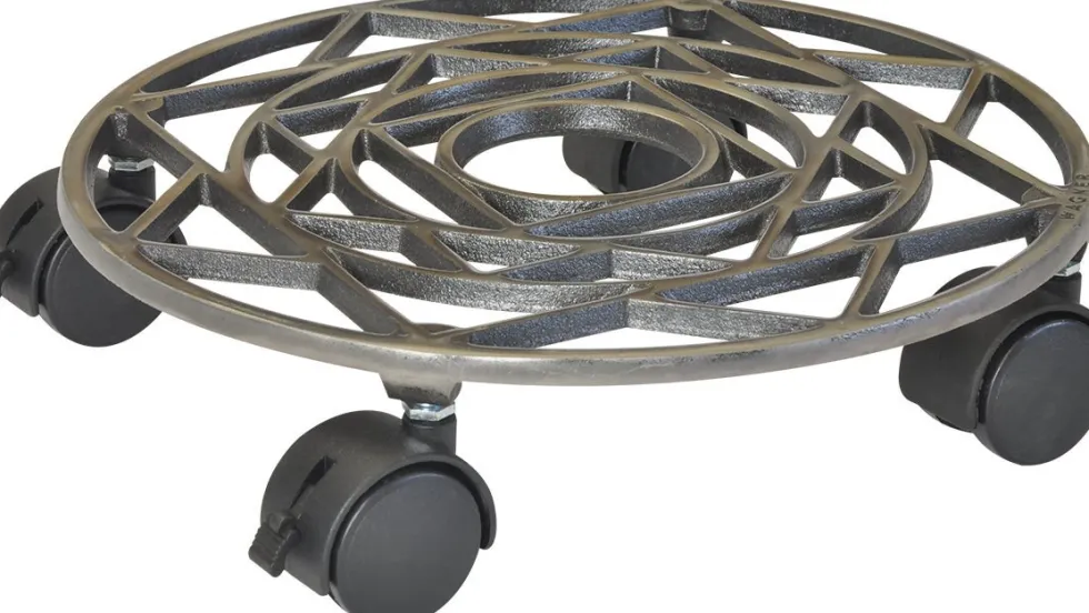 Wagner System plantentrolley zilver D 29 H 6,4 cm