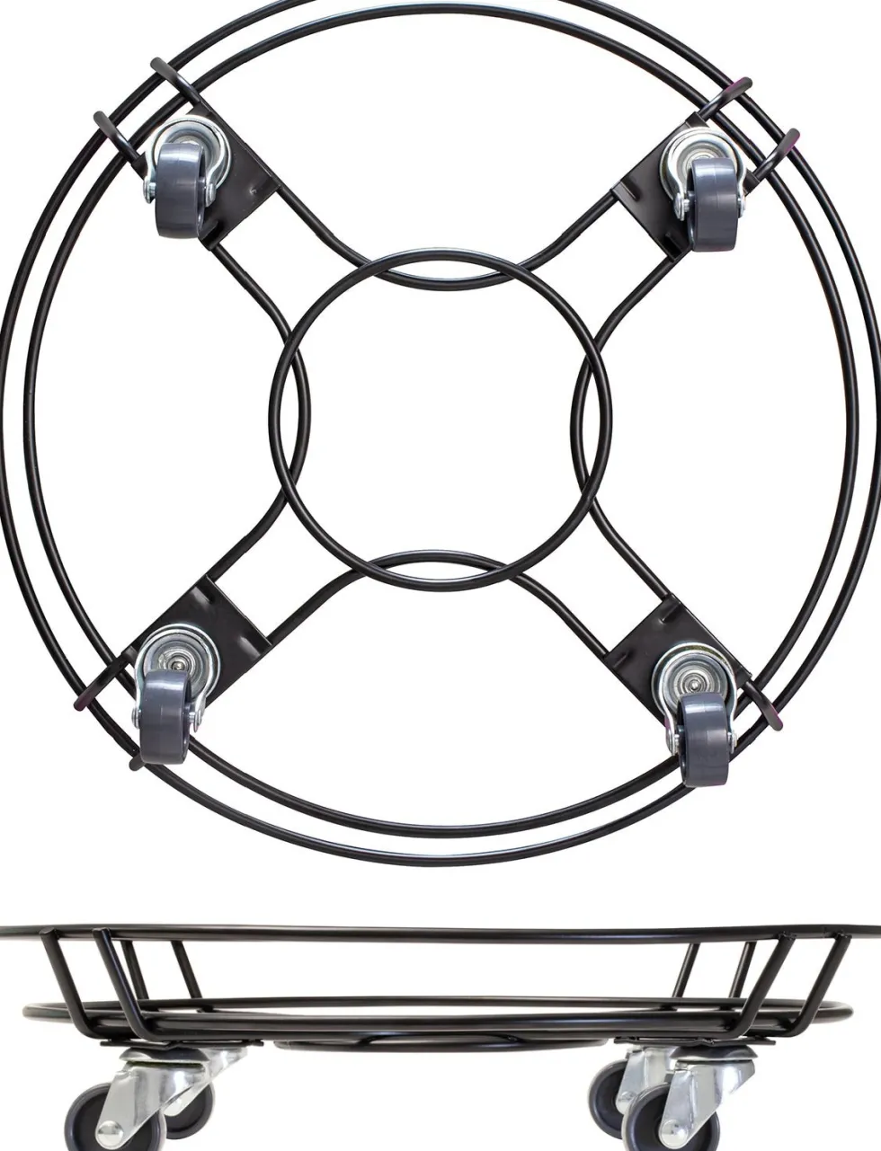 Wagner System plantentrolley zwart D 38 H 9,5 cm