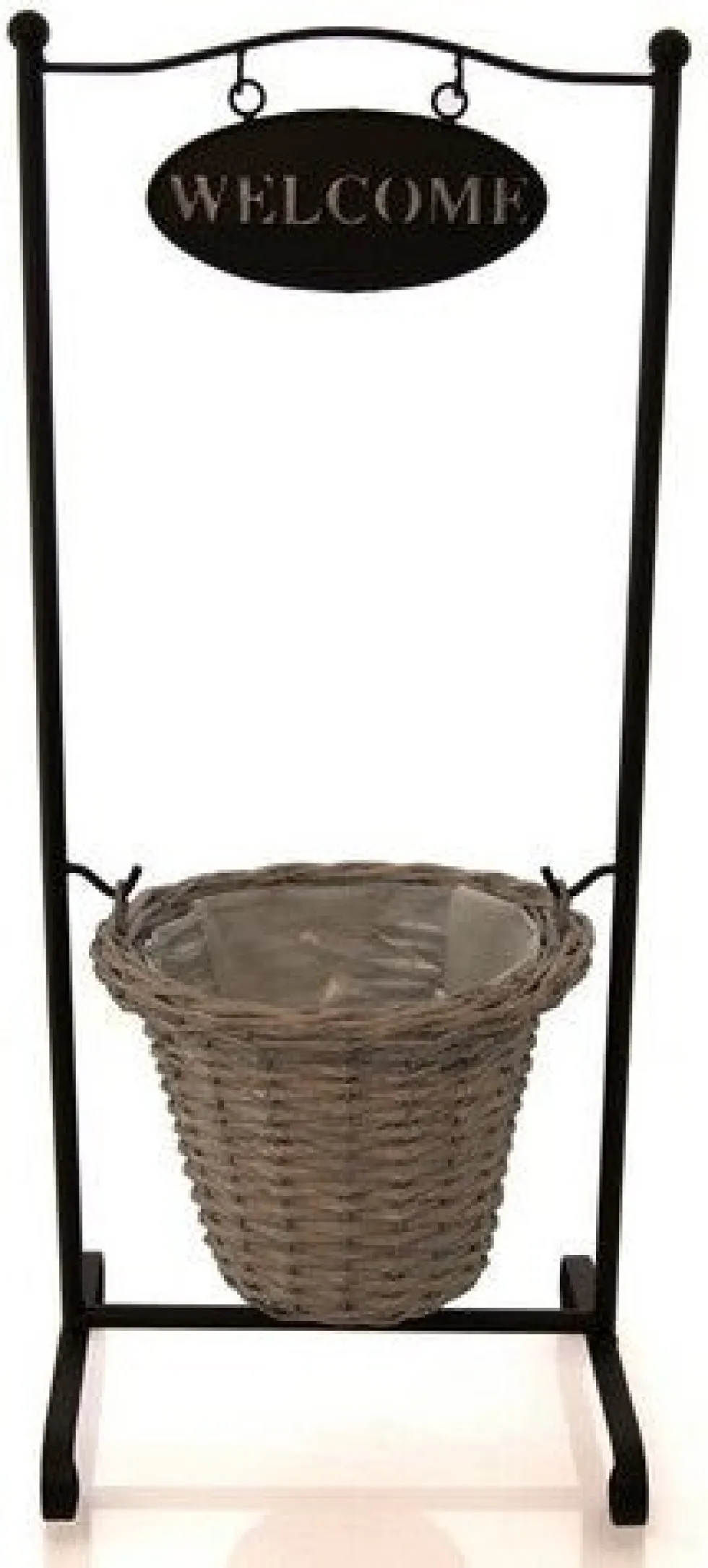 Welkomsmand 31 x 24 x 75 cm bruin