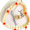Yup in de Boom kerst ornament just married taart wit / goud 5,5 x 8 x 8 cm