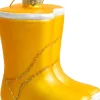 Yup in de Boom kerst ornament regenlaarsjes geel 4,5 x 6,5 x 9 cm