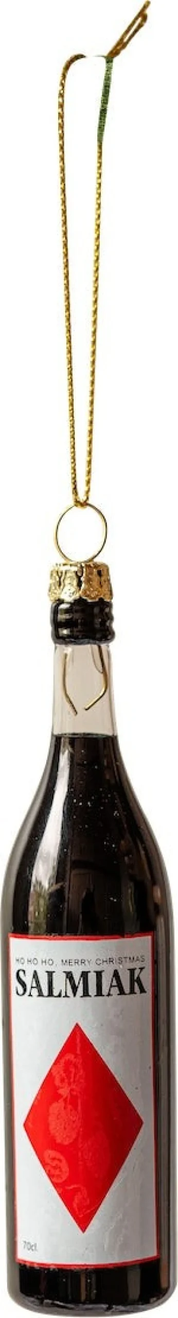 Yup in de Boom kerst ornament salmiak zwart 11 x 2,7 x 2,7 cm