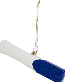 Yup in de Boom kerst ornament zwangerschapstest wit / blauw 13 x 1,5 x 1,2 cm