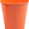 Zinc Collection bloempot Ella oranje 16 x 14 x 16 cm