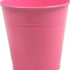 Zinc Collection bloempot Ella roze 16 x 14 x 16 cm