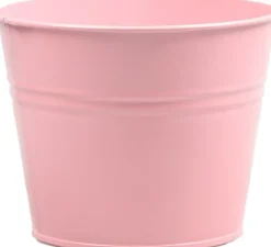 Zinc Collection bloempot Sanvi lichtroze D 23 H 18 cm