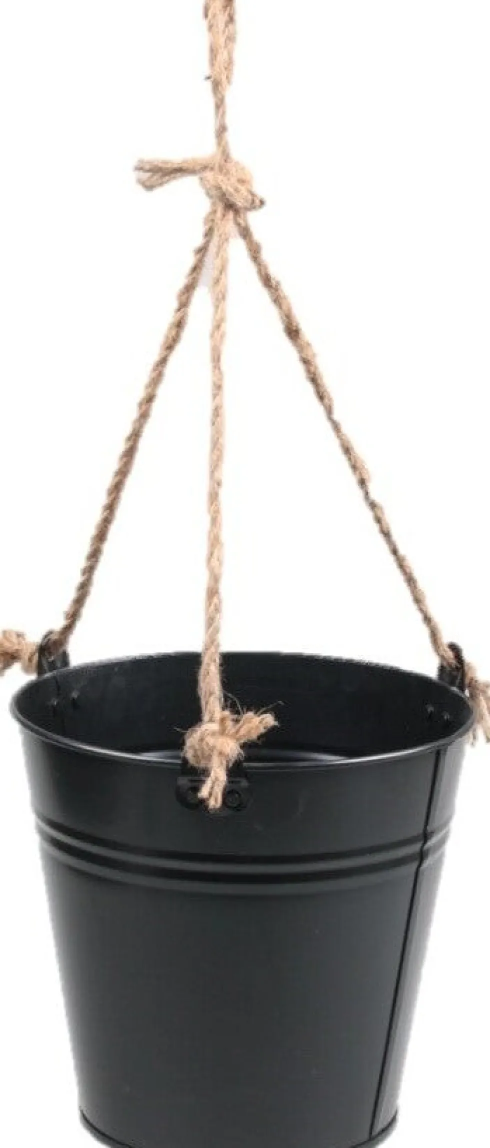 Zinc Collection hangpot Kelvin zwart 24 x 24 x 22 cm