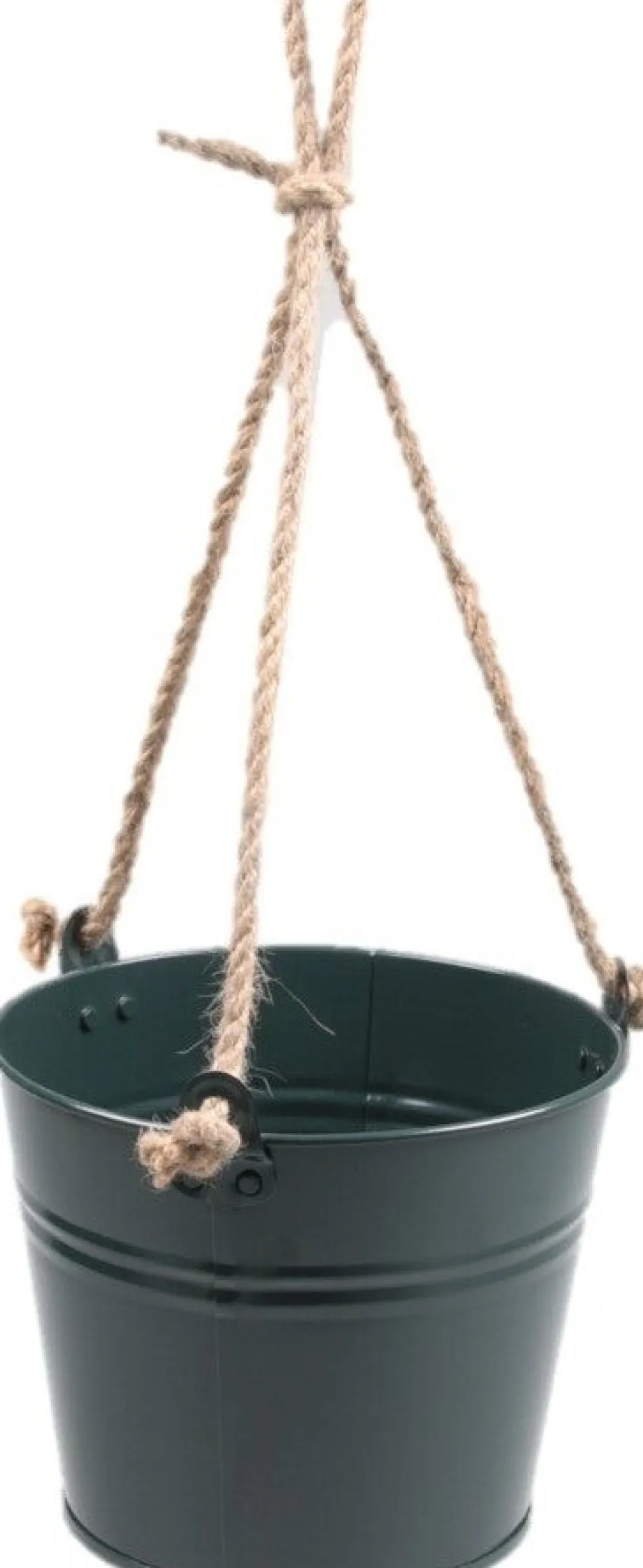 Zinc Collection hangpot Sanvi groen 23 x 23 x 18 cm