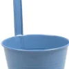 Zinc Collection hangpot Zyra blauw 16,5 x 16,5 x 30 cm