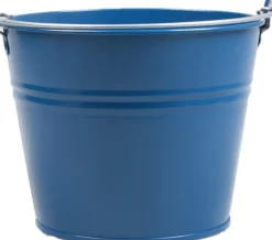 Zinc Collection plantenemmer Elena blauw 23 x 23 x 18 cm