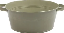 Zinc Collection plantenteil Yuna groen 24,5 x 10 x 30,5 cm
