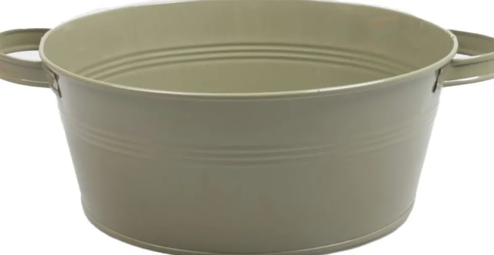Zinc Collection plantenteil Yuna groen 28,5 x 10,5 x 36,5 cm